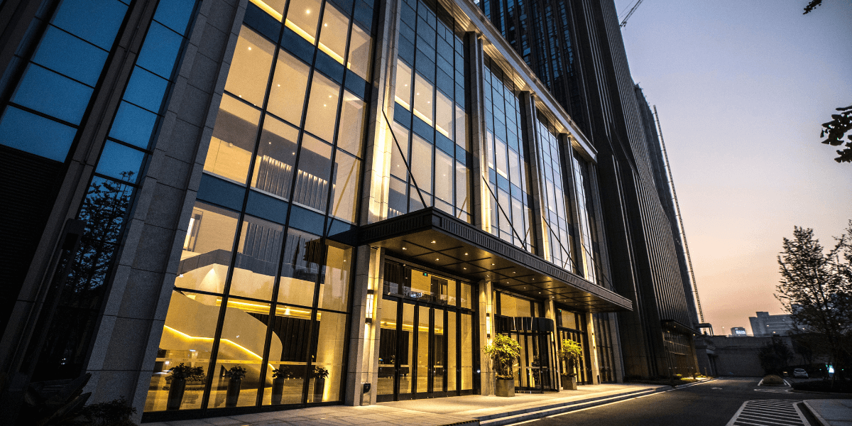 Commercial insurance business building